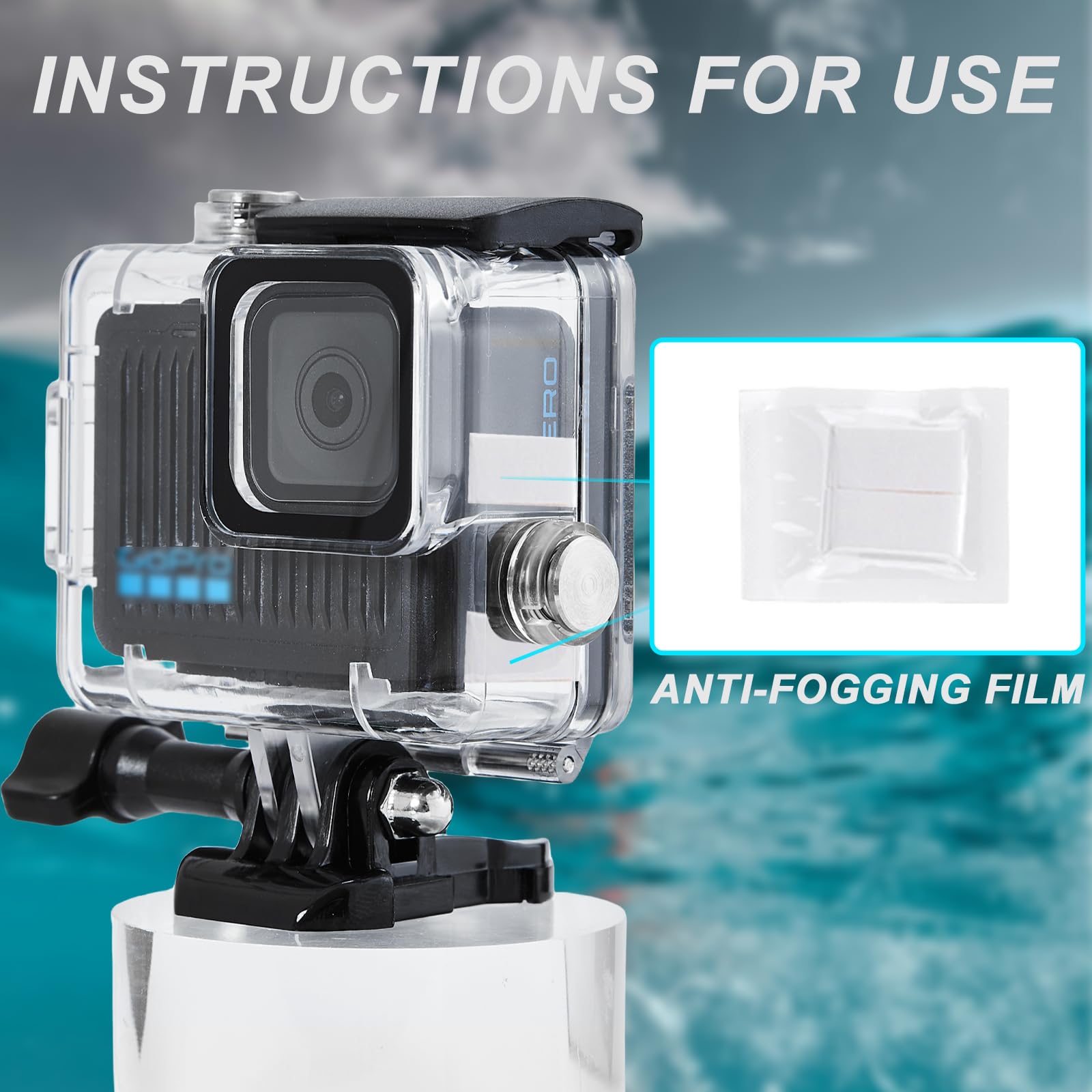 Amazon.com : Waterproof Case for GoPro Hero 4K Compact Waterproof